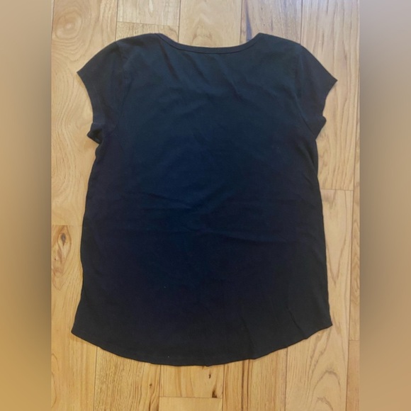 Lot of 3 Girls Short Sleeve Tee Shirts Size 10 Patriotic Love Sequin Smiley Face - Picture 3 of 14